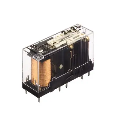 Produktfoto 1 von Panasonic DIN-Hutschiene SFS Zwangsgeführte Relais, Spule 24V dc, 6-polig / 6A, 1-poliger Umschalter