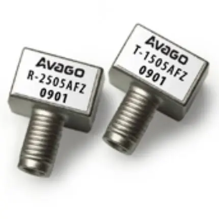 Produktfoto 1 von Broadcom HFBR 2000 Mbps LWL-Sender, 15 ns 650 nm, Fallzeit 15 ns Rund, SMA-Anschluss