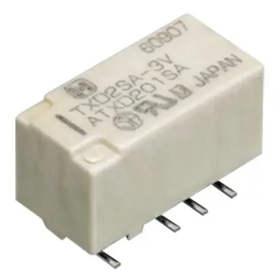 Produktfoto 1 von Panasonic TX Relais ohne Verriegelung 5V dc Spule 2-poliger Umschalter Oberfläche 40mA 145 Ω 200 mW