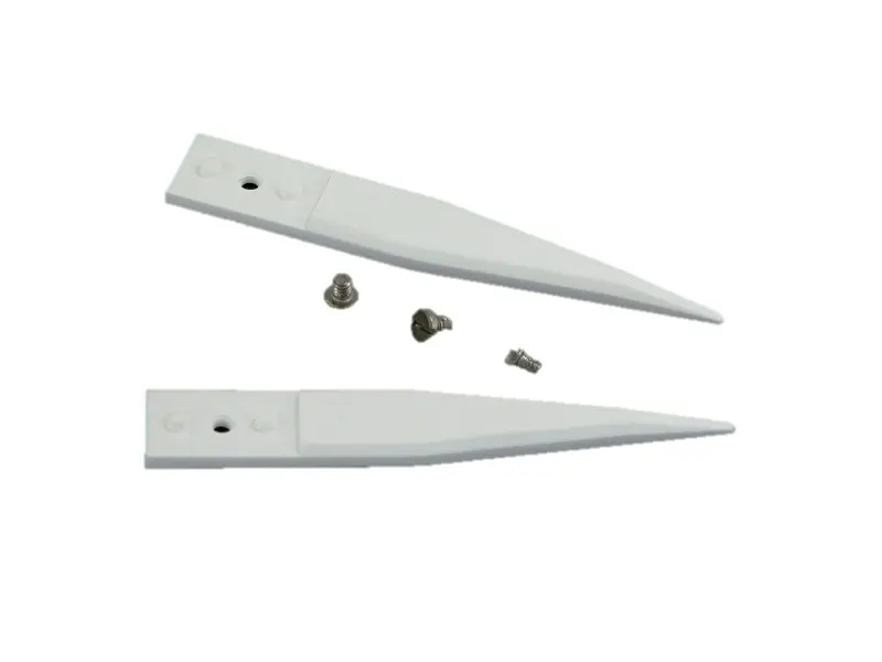 Produktfoto 1 von ideal-tek A74MZ Zirkoniumoxid-Aluminium Pinzettenspitzen, 55 mm, Spitze Fein, Gerade