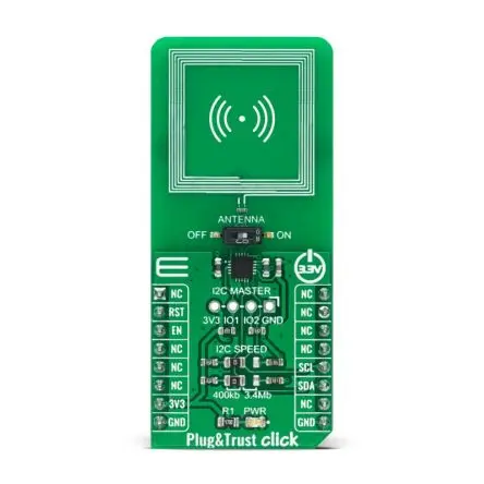 Produktfoto 1 von MikroElektronika Plug&Trust Click Entwicklungsboard, SE050C