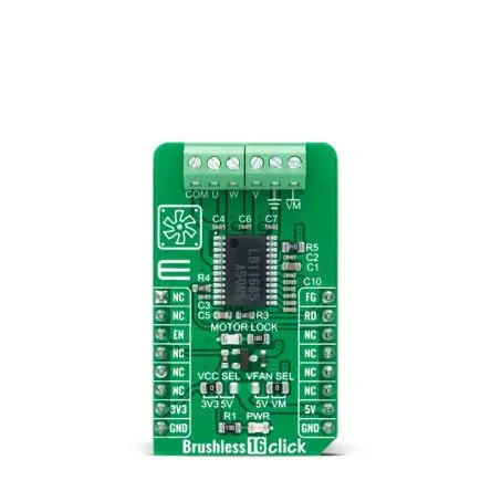 Produktfoto 1 von MikroElektronika LB11685AV Entwicklungswerkzeug für Motoren und Robotik, Brushless 16 Click Bürstenloser