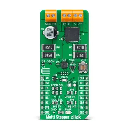 Produktfoto 1 von MikroElektronika TB67S109AFTG Entwicklungswerkzeug für Motoren und Robotik, Multi Stepper Click - TB67S109