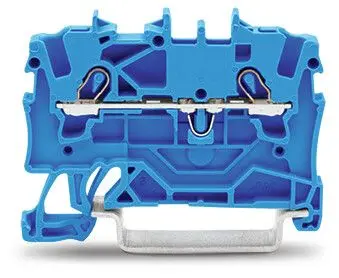 Produktfoto 1 von WAGO Anschlussklemmenblock für Durchkontaktierung 1 Blau, 1.5mm², 800V Zugfederklemme IECEx, ATEX