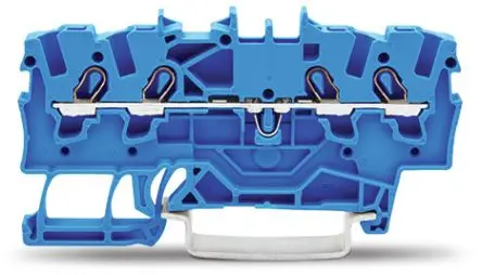 Produktfoto 1 von WAGO Anschlussklemmenblock für Durchkontaktierung 1 Blau, 1.5mm², 800V Zugfederklemme ATEX, IECEx