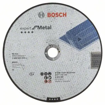 Produktfoto 1 von Bosch Aluminiumbeschichtet Ø 230 mm / Stärke 3 mm, Korngröße P30 1 pro Paket