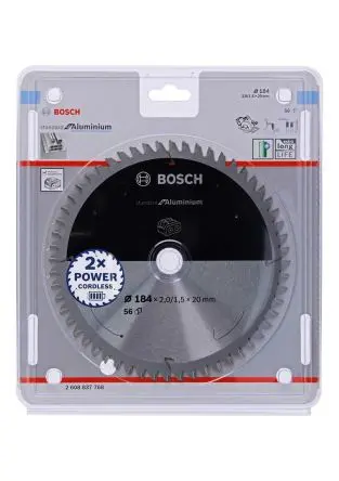 Produktfoto 1 von Bosch 56 Aluminium Kreissägeblatt, Ø 184 mm 1