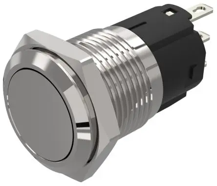 Produktfoto 1 von EAO 82 Druckschalter Rastend Panel Ø 16 mm, 1-poliger Umschalter / 3A 240 V dc 240 V ac, IP65, IP67