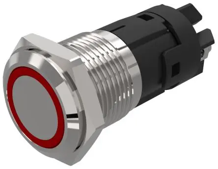 Produktfoto 1 von EAO 82 Grün, Rot Anzeige, Schraube 24V dc 16 mm, IP65, IP67