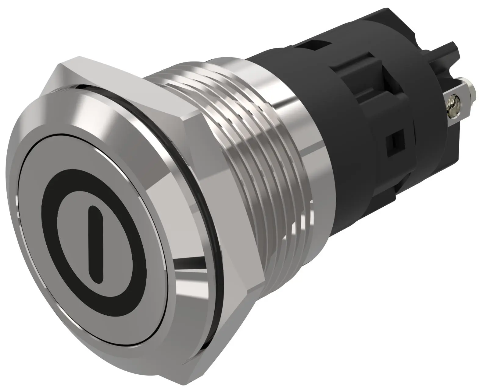 Produktfoto 1 von EAO 82 Druckschalter Rastend Panel Ø 19 mm, 1-poliger Umschalter / 3 A 240 V dc 240 V ac, IP65, IP40