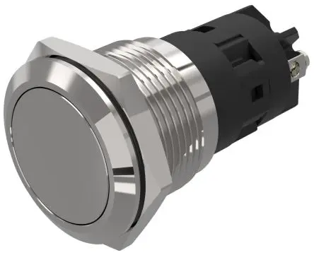 Produktfoto 1 von EAO 82 Druckschalter Rastend Panel Ø 19 mm, 1-poliger Umschalter / 3A 240 V dc 240 V ac, IP65, IP67