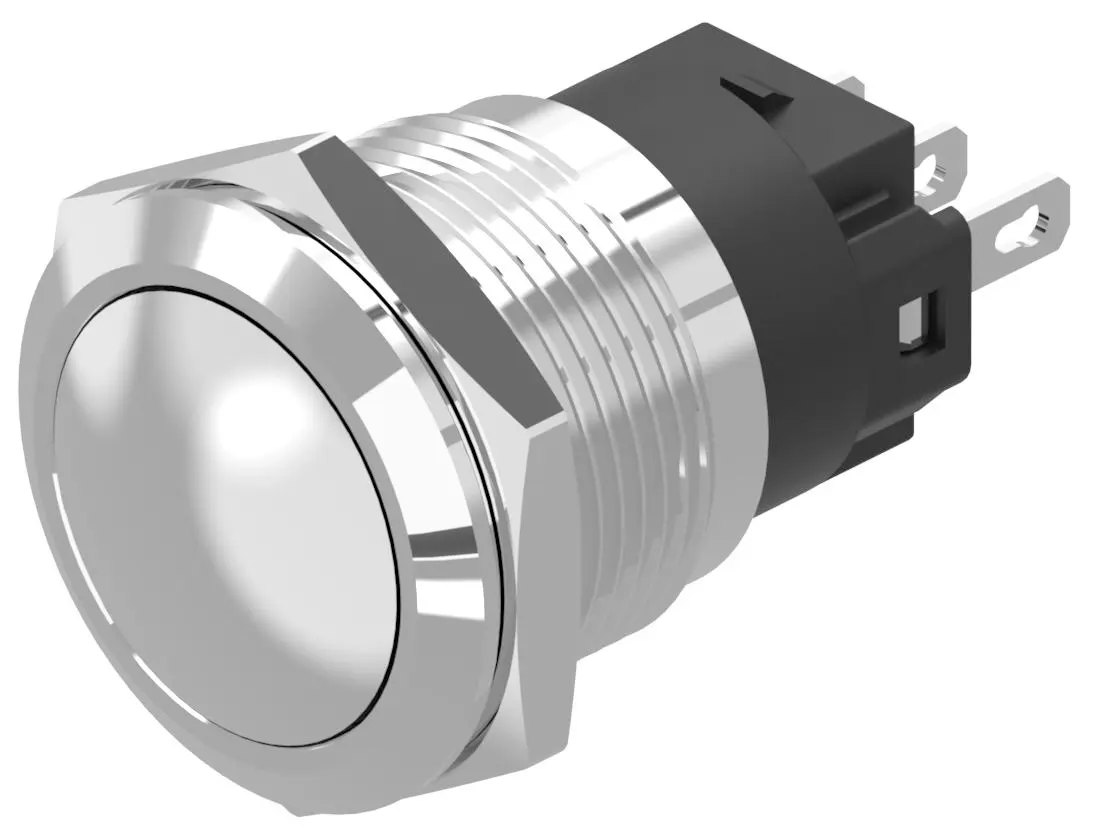 Produktfoto 1 von EAO 82 Druckschalter Rastend Panel Ø 19 mm, 1-poliger Umschalter / 3 A 240 V dc 240 V ac, IP65, IP40