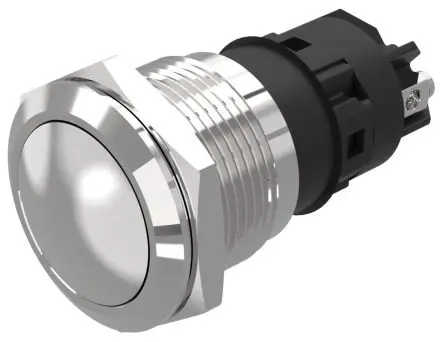 Produktfoto 1 von EAO 82 Druckschalter Tastend Panel Ø 19 mm, 1-poliger Umschalter / 3A 240 V dc 240 V ac, IP65, IP67