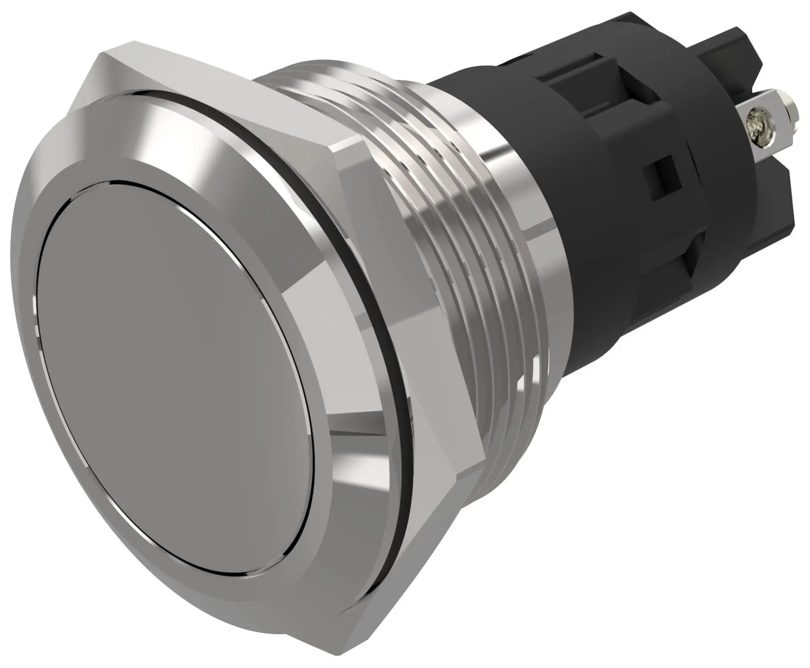 Produktfoto 1 von EAO 82 Druckschalter Rastend Panel Ø M22 x 1 mm, 1-poliger Umschalter / 3 A 240 V dc 240 V ac, IP40, IP65