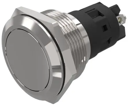 EAO 82 Druckschalter Rastend Panel Ø M22 x 1 mm, 1-poliger Umschalter / 3A 240 V dc 240 V ac, IP65, IP67