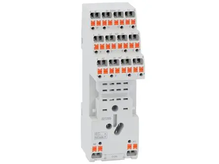Lovato Relaissockel zur Verwendung mit SERIE HR HR, 4 -Kontakt, DIN-Hutschiene, 230V ac