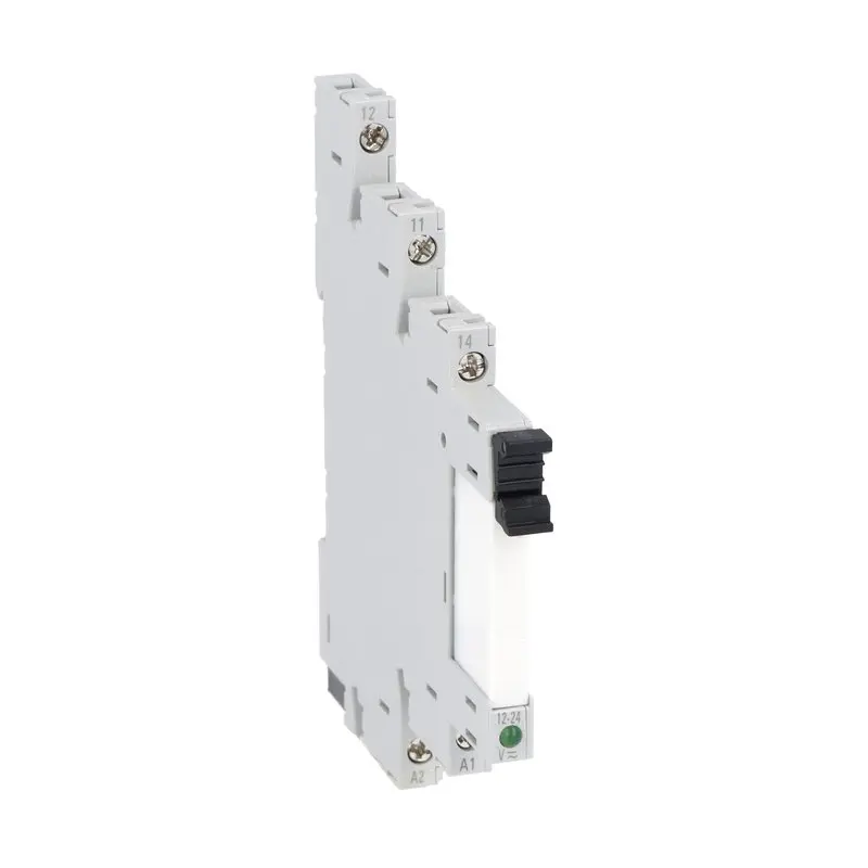 Produktfoto 1 von Lovato HRA101 Monostabiles Relais 24V ac/dc Spule 1-poliger Wechsler für DIN-Schienen 6A 1500W