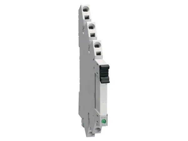 Produktfoto 1 von Lovato Monostabiles Relais 24V ac/dc Spule 1-poliger Wechsler für DIN-Schienen 6A