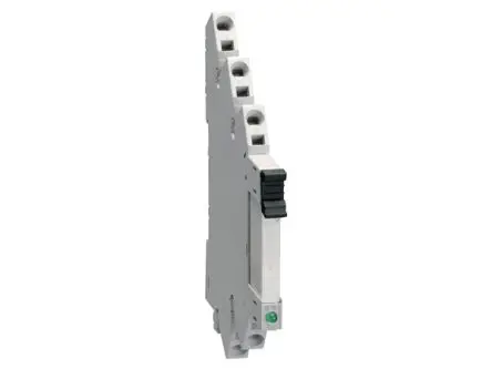 Produktfoto 1 von Lovato HRA10 Relais ohne Verriegelung 24V ac/dc Spule 1-poliger Umschalter DIN-Hutschiene 6A 0.2 W