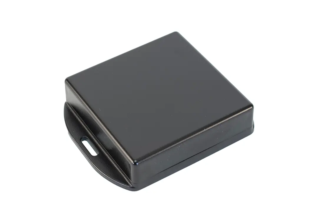 Produktfoto 1 von Hammond 1551W; Gehäuse; Polycarbonat; Grau, Schwarz IP68 Breite 80 mm Höhe 24 mm Länge 80 mm
