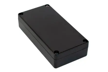 Produktfoto 1 von Hammond 1551W; Gehäuse; Polycarbonat; Grau, Schwarz IP68 Breite 50 mm Höhe 24 mm Länge 100 mm