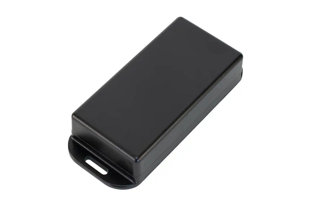 Hammond 1551W; Gehäuse; Polycarbonat; Schwarz, Grau Geflanscht IP68 Breite 50 mm Höhe 24 mm Länge 100 mm