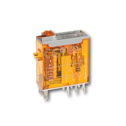 Produktfoto 1 von Finder 46 Relais ohne Verriegelung 240V ac Spule 2-poliger Umschalter 8A 350 Ω 0.5 W