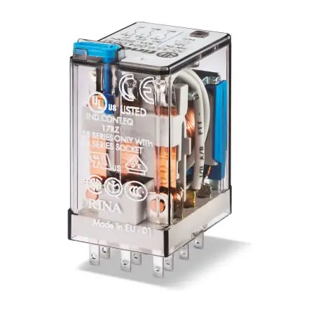 Produktfoto 1 von Finder 55 Relais 110V ac Spule Dreipoliger Umschalter 10A