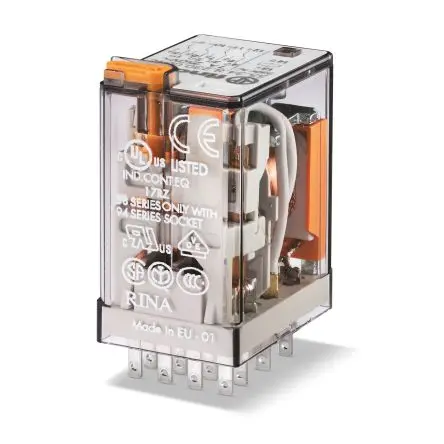 Produktfoto 1 von Finder 55 Relais 110V dc Spule 4 CO 7A
