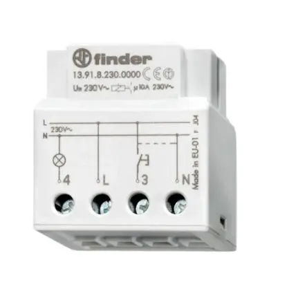 Produktfoto 1 von Finder 13 Relais 230V ac Spule SPST 10A 1 W