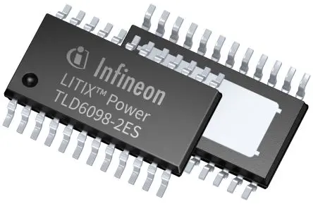 AEC-Q100 Infineon Gleichstrom-Gleichstrom 2 DC/DC-Controller, Controller DC auf DC, PG-TSDSO-24 24-Pin