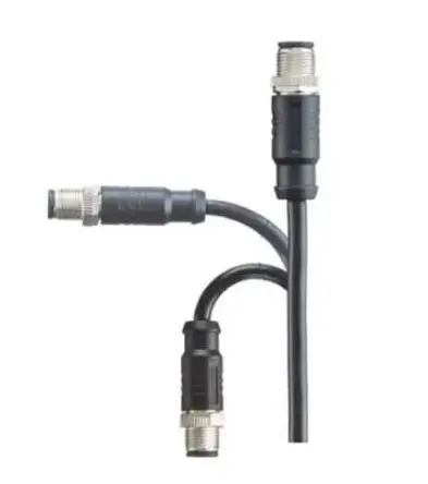 Produktfoto 1 von Amphenol Industrial M12A, 8-polig Sensor-Betätigungselementkabel, Gerade Stecker, Länge 5 m