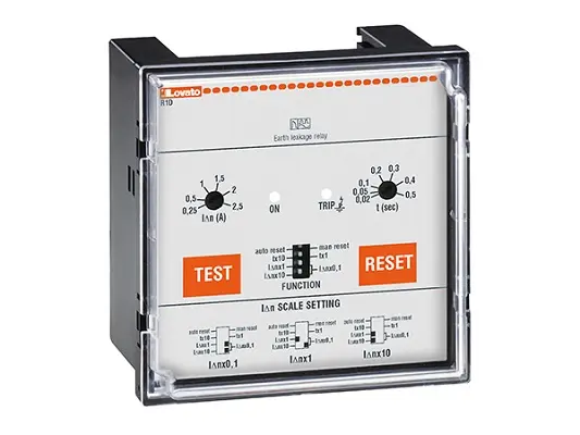 Produktfoto 1 von Lovato R1D Erdschlussrelais 50 to 60 Hz, 0.025 to 25 A 1 Ausgang 5 s Ja