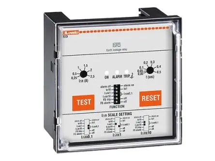 Produktfoto 1 von Lovato R2D Erdschlussrelais 50 to 60 Hz, 0.025 to 25 A 2 Ausgang Taste Ja