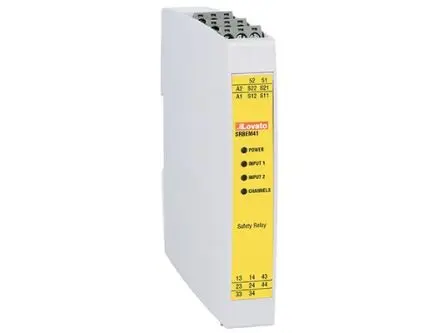 Produktfoto 1 von Lovato SRB Sicherheitsrelais 24V ac/dc, 5 Sicherheitskontakte, Automatisch cULus, TUV, EN/BS 13849-1 SIL IEC 61508