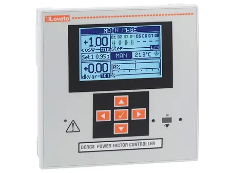 Produktfoto 1 von Lovato Überwachungsrelais, für Strom, Temperatur, Spannung 3, 3+N-phasig, 7PST-NO, SPDT