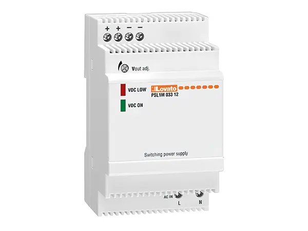 Produktfoto 1 von Lovato PSE1 DIN-Schienen Netzteil Getaktet 12V dc / 2.75A 33W 100 → 240V ac