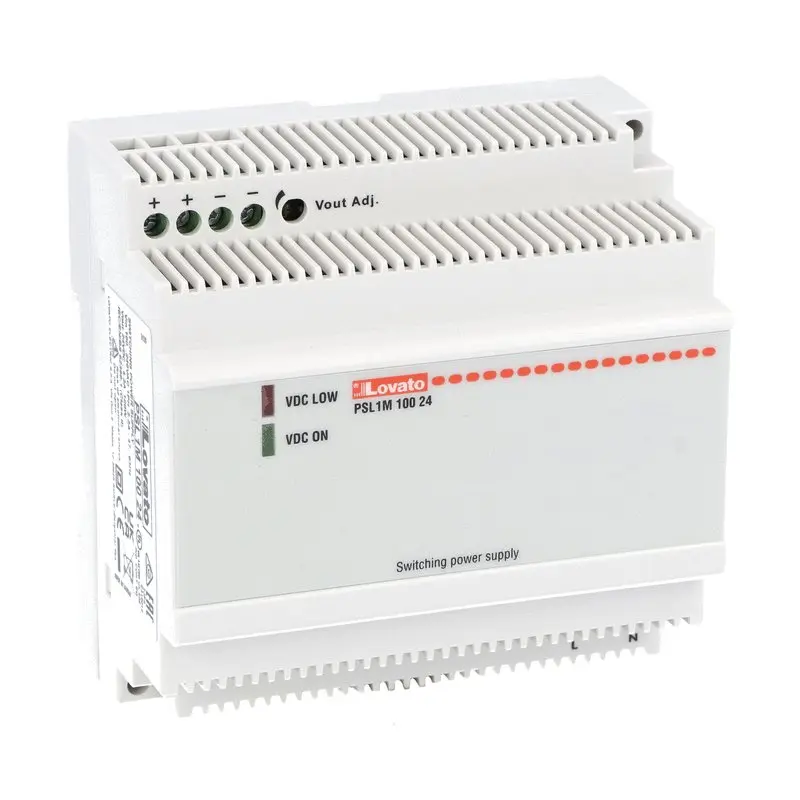 Produktfoto 1 von Lovato PSL DIN-Schienen Netzteil DIN-Schienen Netzteil 24V dc / 4.2A 100W 100 → 240V ac