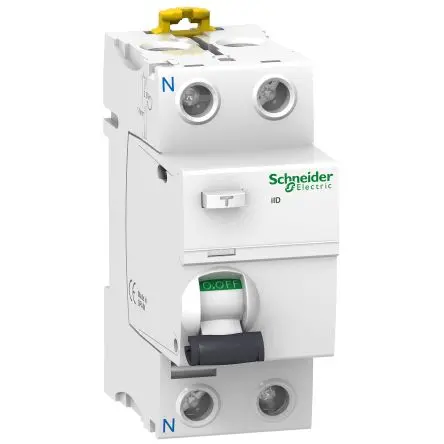 Produktfoto 1 von Schneider Electric Acti9 iID FI-Schutzschalter, 2-polig, 63A, 300 mA Typ AC Acti9 EN/IEC 61008-1