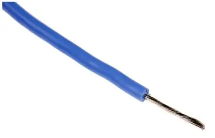 Produktfoto 1 von RS PRO Schaltdraht, 20 AWG 25 m Blau Ø 2.6 mm 16 Litzen Silikongummi