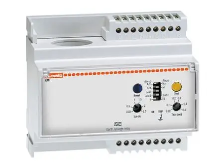 Produktfoto 1 von Lovato RMT Erdschlussrelais 50 to 60 Hz, 0.25 to 2.5 A 1-poliger Umschalter Ausgang Taste
