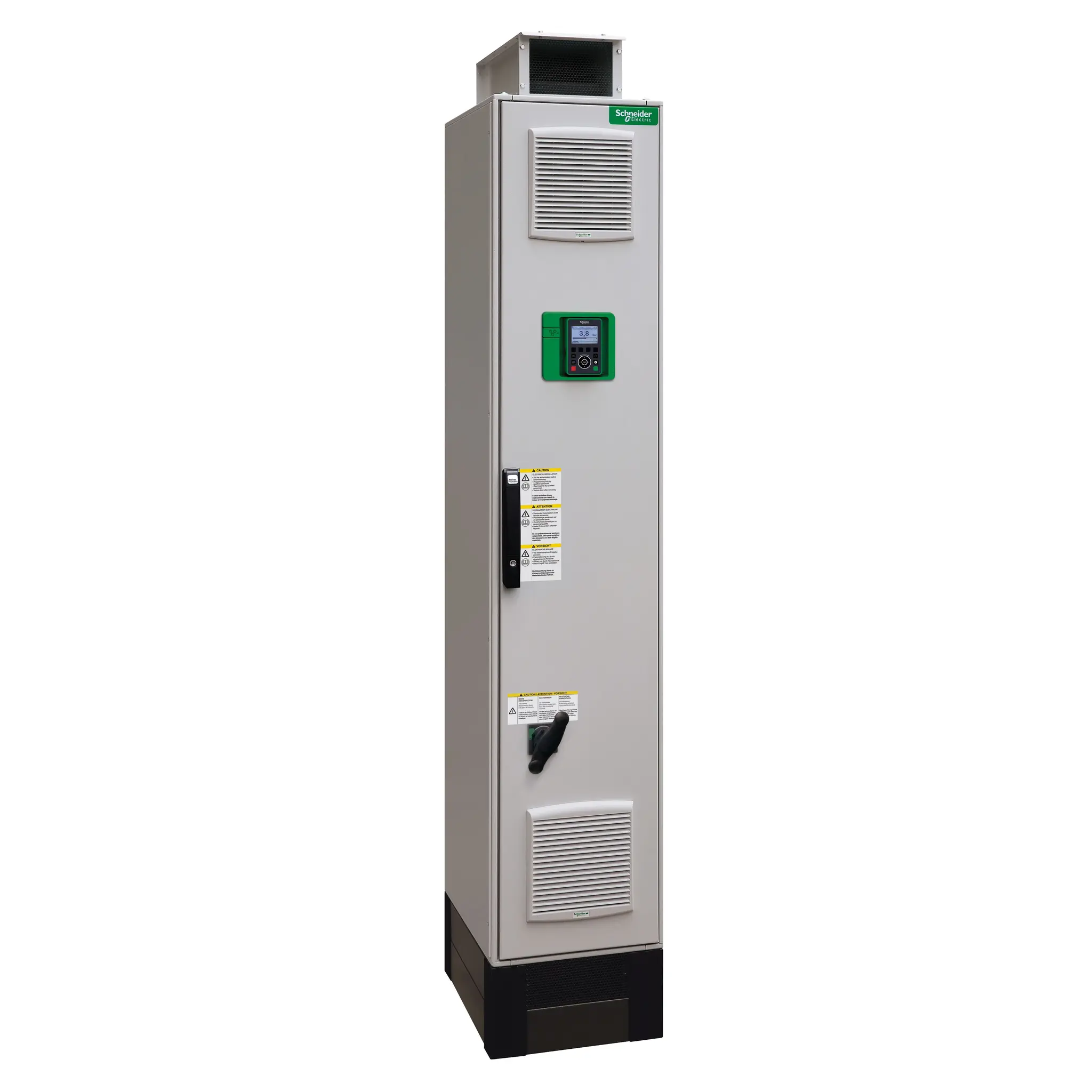 Produktfoto 1 von Schneider Electric ATV650 3-Phasen Frequenzumrichter 110 kW 500 V 3.7 A 599Hz