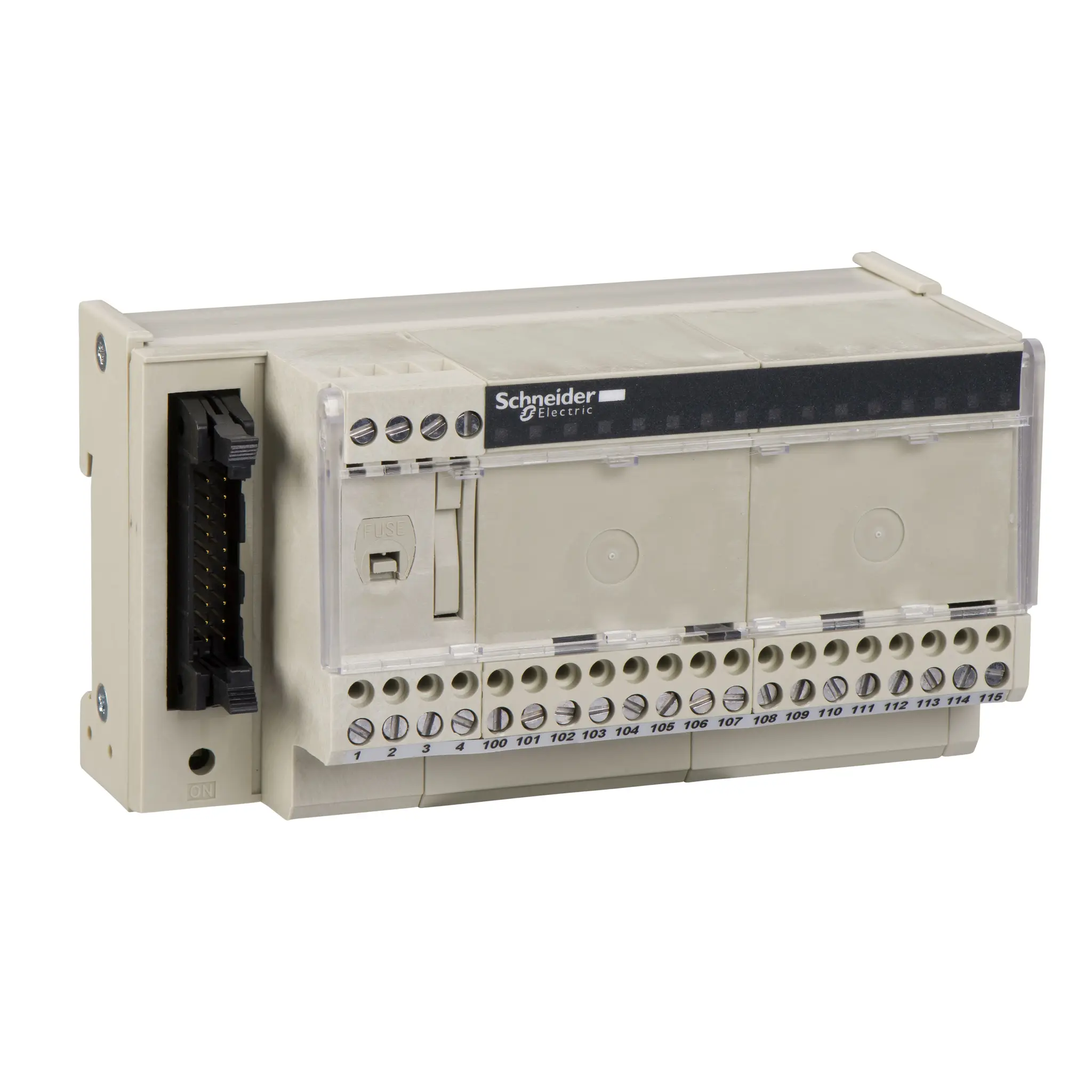 Produktfoto 1 von Schneider Electric ABE7 Untersockel für ABE7 Telefast vorverdrahtetes System Modicon ABE7