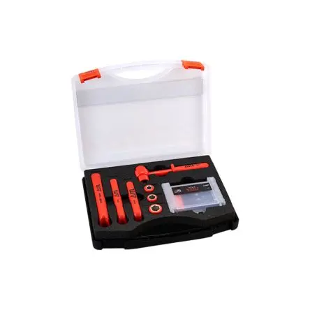 Produktfoto 1 von ITL Insulated Tools Ltd Steckschlüsselsatz und Bit-Satz 1/4 in Vierkant Sechskant VDE 1000V zugelassen 8-teilig