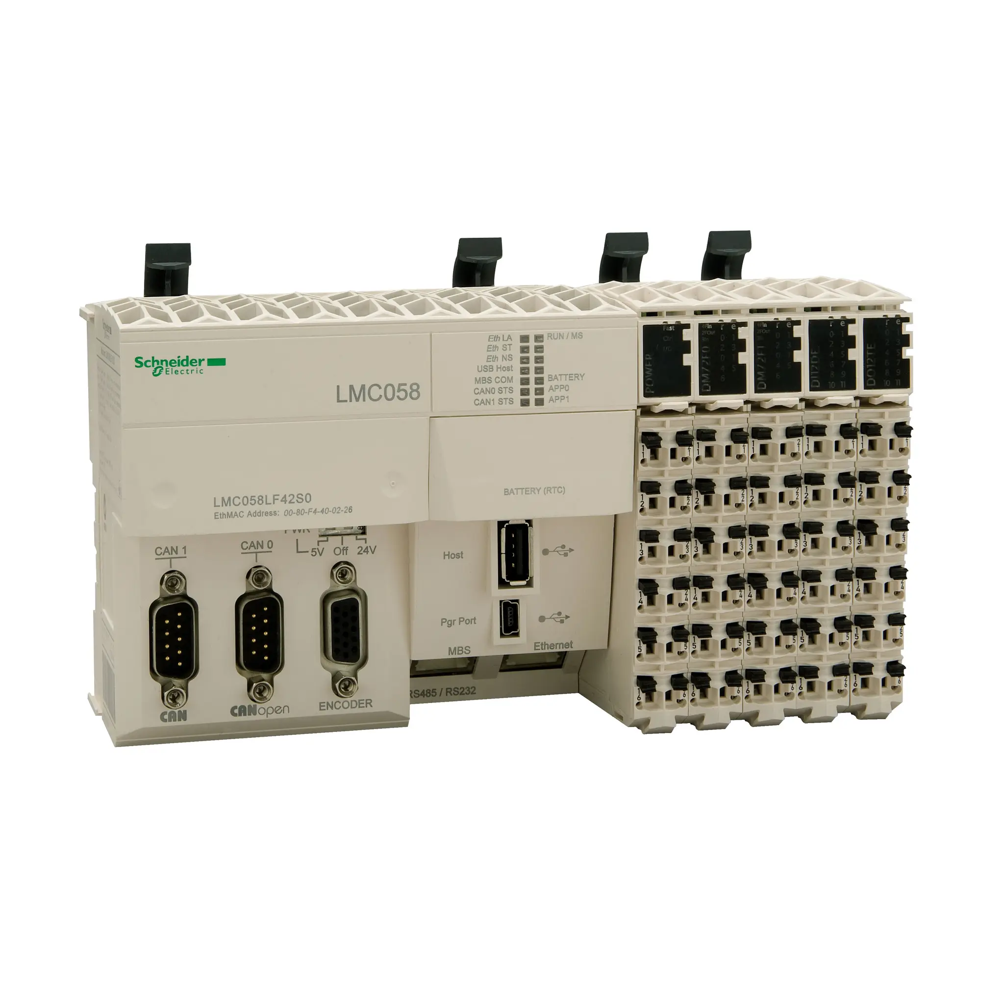 Produktfoto 1 von Schneider Electric LMC058L Sockel für LMC058 Modicon LMC058