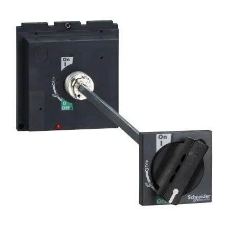 Produktfoto 1 von Schneider Electric Schwarz Lv4 Drehgriff für CVS400, CVS630, NSX400, NSX630 3-fach abschließbar, IP55