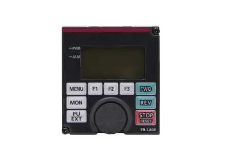 Produktfoto 1 von Mitsubishi Electric FR-LU08 Frequenzumrichter LCD-Display mit Tastatur, für Serie 800