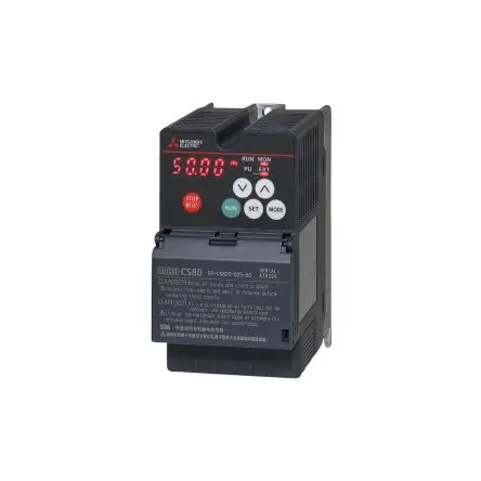 Produktfoto 1 von Mitsubishi Electric FR-CS80 1-Phasen Frequenzumrichter 0.4 kW 240V ac 2.5 A 120Hz
