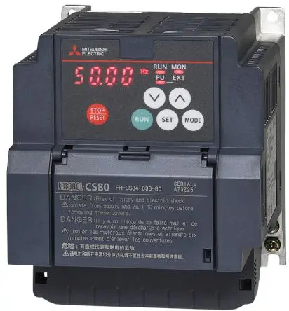 Produktfoto 1 von Mitsubishi Electric FR-CS80 3-Phasen Frequenzumrichter 1.5 kW 480V ac 4.2 A 120Hz