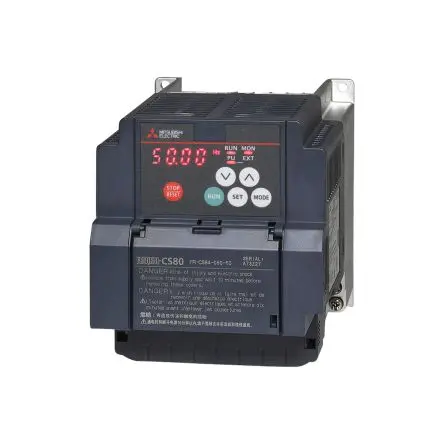 Produktfoto 1 von Mitsubishi Electric FR-CS80 3-Phasen Frequenzumrichter 3.7 kW 480V ac 4.2 A 120Hz